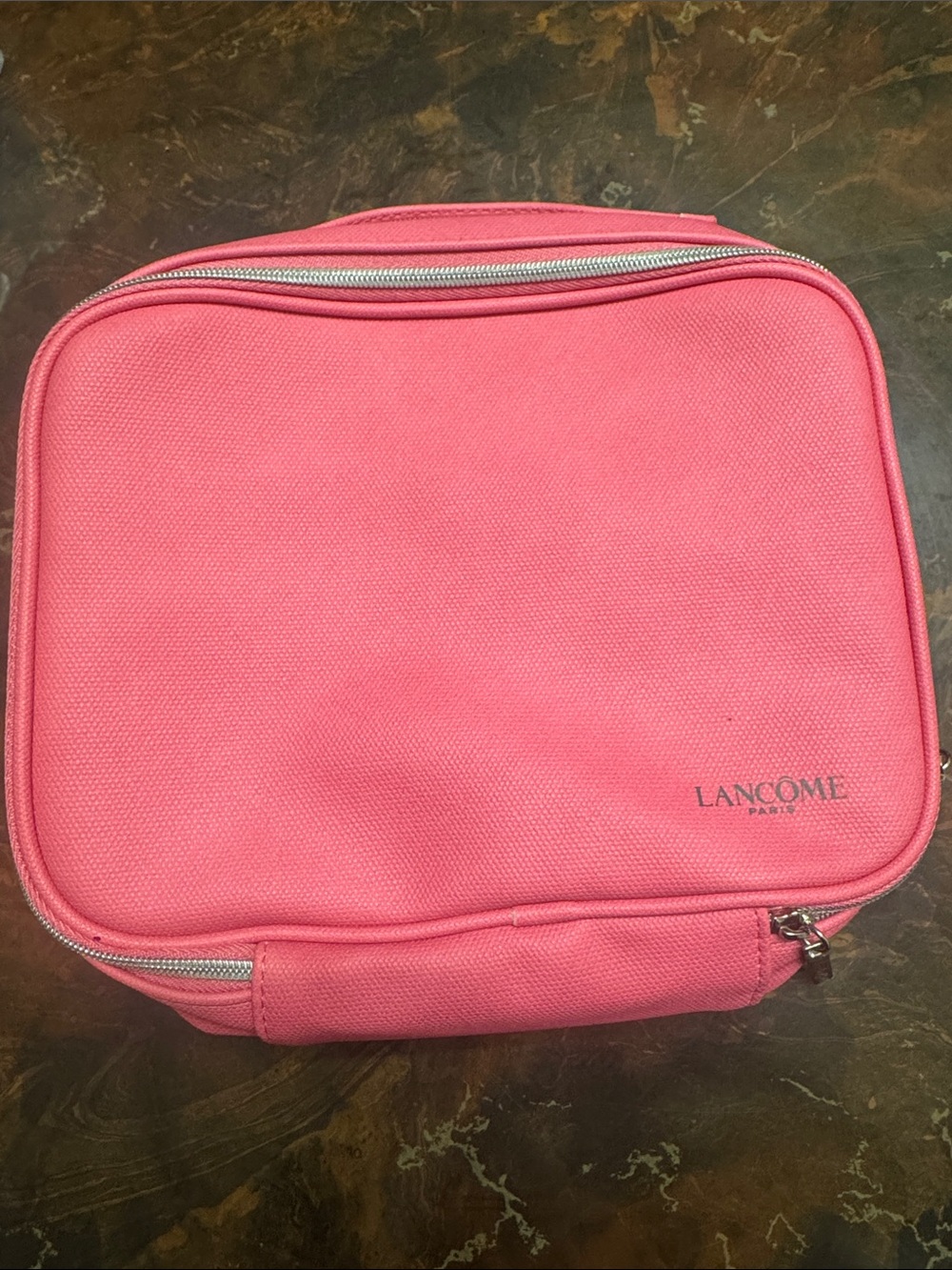 Lancôme Pink Cosmetic Travel Case